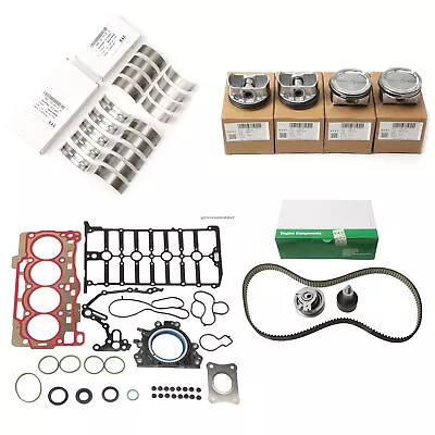 76.51mm Piston Bearings Timing Repair Kit 4-Piece Set Fit For Seat Skoda VW 1.6T • $318