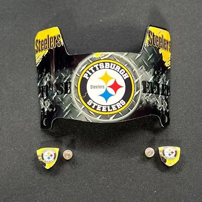 Pittsburgh Steelers CUSTOM Mini Football Helmet Visor • $45