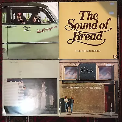 70s US Band LPs X 4 - Boz Scaggs/Bread/Cheech & Chong/Cate Bros. • $12.43