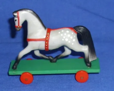 Hallmark Christmas Merry Miniatures Grey Palomino Horse Cart 1985 Used   • $9.99