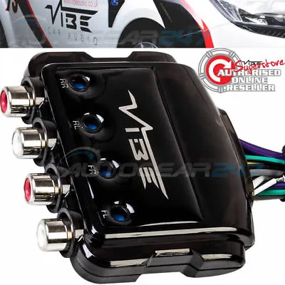 £24.49 • Buy Vibe LOC4-V5 Car 4 Channel Speaker Wire To 4 Low Level RCA Output Line Convertor