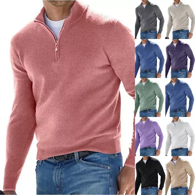 Mens Thermals Long Sleeve Underwear Shirt Winter Warm Base Layer Bottoming Tops • £8.99