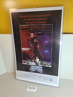 Maximum Overdrive Poster Picture Wall Art Laminated Stephen King 5c16 • $29