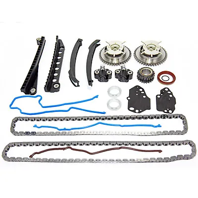 05-09 Ford F150 Lincoln 5.4L 3V Timing Chain Oil Pump Kit+Cam Phasers+Solenoid • $127.99