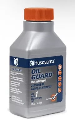 Husqvarna 2-Stroke 50:1 Oil Guard Synthetic Blend 1-Gallon Mix 2.6oz Qty 6 • $19.95