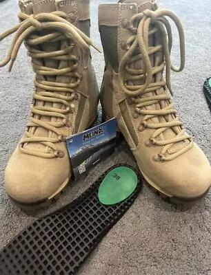 Meindl British Army Desert Sneakers Suede Leather Boot Size Euro 38 / Uk4.5 • $80.15