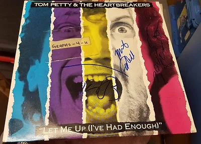 Tom Petty Signed The Heartbreakers Autograph COA B Benmont Tench Mike Campbell • $1300