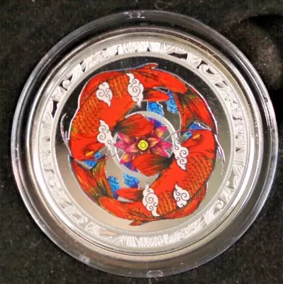 2023 Fiji Koi Fish Colored 1 Oz Silver Coin • $79