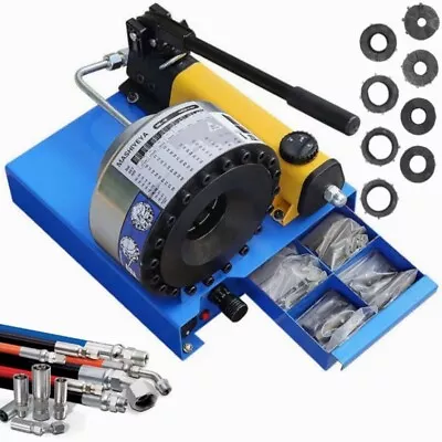 Hydraulic Hose Pipe Crimping Machine With 8 Sets Dies 10/12/14/16/19/23/27/30mm • $1259.25