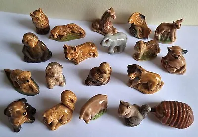 Wade WHIMSIES Collectable ANIMALS - Miniature Figurines - Pets Wildlife Etc. • £1.99