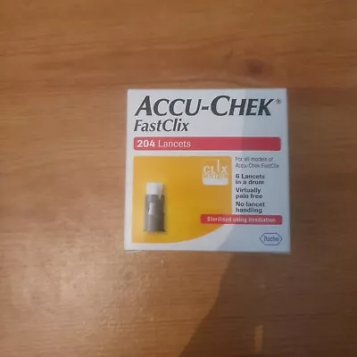 Accu-Chek Fastclix 204 Lancets Expiry 2026 • £9.99