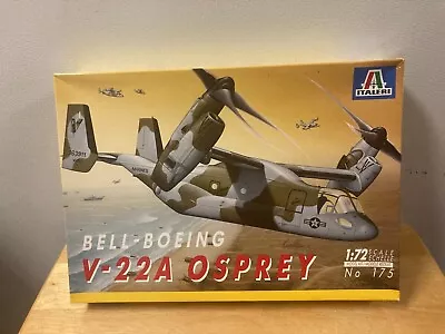 Italeri Bell-boeing V-22a Osprey Aircraft 1/72 Scale Model Kit - New In Box • $18.10