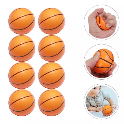  8 Pcs Kids Basketball Mini Foam Sports Sponge Stress Football • $11.35