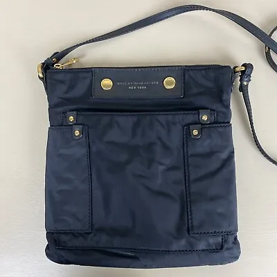 MARC By Marc Jacobs New York Bag Preppy Nylon Sia Crossbody Black Adj. Strap • $24.95