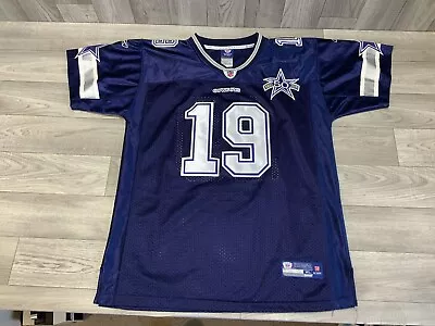 Miles Austin #19 Dallas Cowboys Reebok Sewn On Field 50Yrs Jersey Youth Sz 16/18 • $29.99