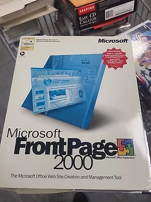 Microsoft FrontPage 2000 • $49