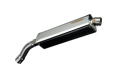 BMW F800R Delkevic Slip On 17  Stainless Steel Tri-Oval Muffler Exhaust 09-16 • $269.99