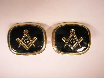 Mason Vintage Cuff Links Masonic Scottish Rite Shriners Grand Lodge • $34.49