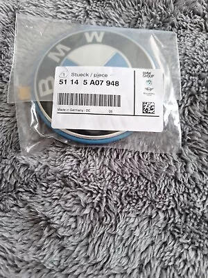 Bmw G70 I7 Bonnet Hood Logo Badge With Blues Outer Circle Brand New Genuine • $24.85