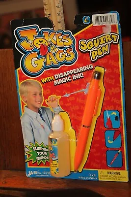 Ja-Ru Jokes & Gags No. 1379S Squirt Pen With Invisible Ink On Card  • $5