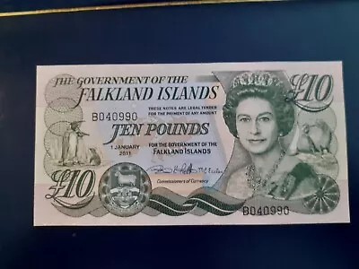 Falkland Islands 2011 Gem/unc £10 • £22