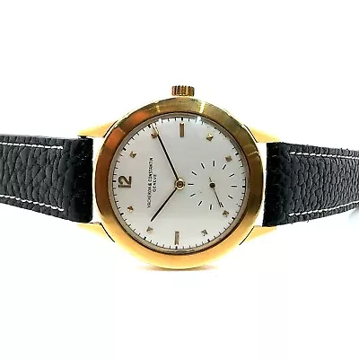 Rare Vintage Vacheron Constantin 4711 18k Yellow Gold Manual Wind 36.5mm Watch • $13999