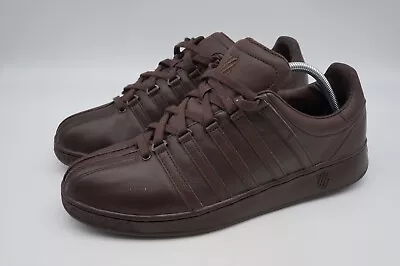 K-Swiss Classic VN Leather Sneaker Shoes Mens 13 Expresso Brown 03343-220-M • $28.95