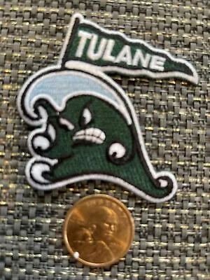$6.95 • Buy Tulane Green Wave Vintage Embroidered Iron On Patch Old Stock 3” X 2.5