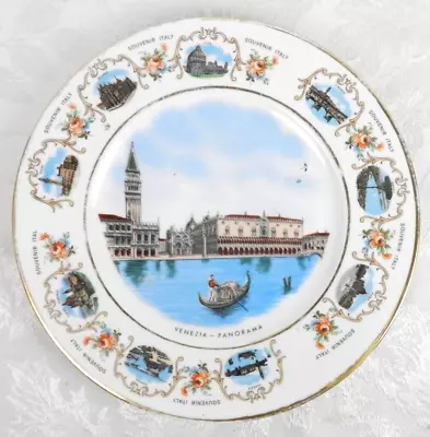 Antique Venezia Italy Souvenir Plate 10-5/8  Hutschenreuther Mohenberg Germany • $23.99