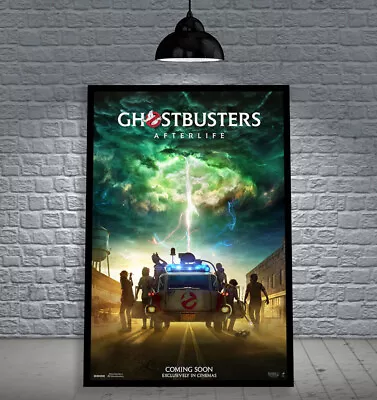 Ghostbusters: Afterlife (2021) Framed Movie Poster Print Cinema A1 & 60x40cm • $129.90