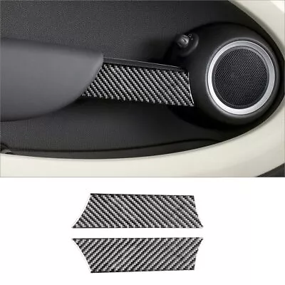 For Mini Cooper 2007-2010 Carbon Fiber Interior Door Pull Frame Cover Trim 2Pcs • $14.47