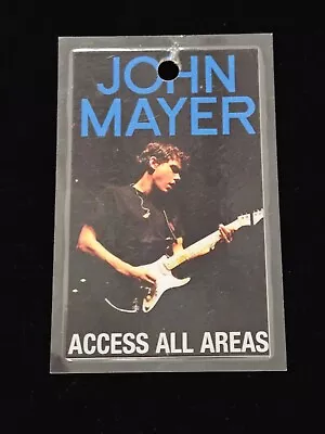 Vintage John Mayer Backstage Pass Personaly Used Michael Chugg Original Laminate • $20