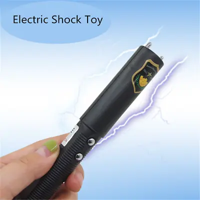 Mini Electric Shocker Rechargeable Led Flashlight Key Chain Prank Toy Gifts • $7.99