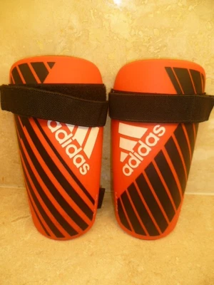 £8.50 • Buy Adidas Red Black X Pro Hard Shell 10/18 Medium Large Adult Sports Shin Pads