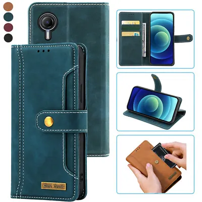 For Cricket Debut S2 Notebook Style Card CaseLeather Magnetic Flip Phone Case • $9.39