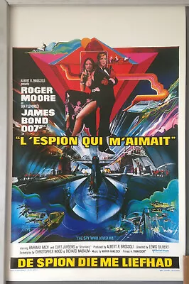 Cinema Poster: JAMES BOND THE SPY WHO LOVED ME 1977 (Belgian) Roger Moore • £49.95