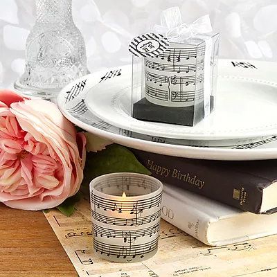 24 Musical Note Design Candles Bridal Shower Wedding Favors • $48.95