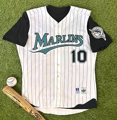 Florida Marlins Gary Sheffield Team Issued Authentic MLB Baseball Jersey Vest 48 • $399.99