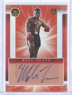 Mike Tyson 2021 Super Glow #292 1st Gen Red Holo Auto 49/50 • $2.25