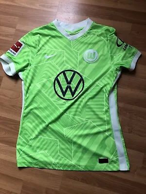 £550 • Buy Matchworn VfL Wolfsburg Shirt Dress Jersey From Maxence Lacroix Against Munich