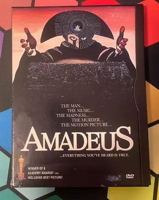 Amadeus 1984 ( DVD 1997 ) Widescreen Snapcase Bilingual - Like New!  Ships Fast • $4.80