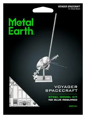 Fascinations Metal Earth Voyager Spacecraft 3D Laser Cut Steel Model Kit MMS122 • $9.95