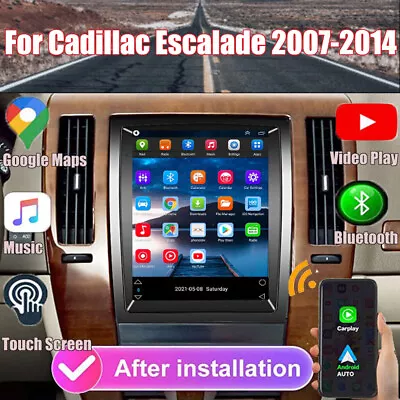 Android 13 For Cadillac Escalade 07-14 9  Car Stereo Radio Head Unit GPS Navi • $187.99