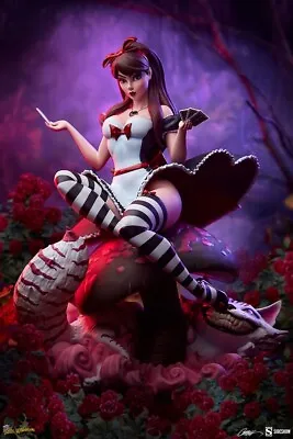 Alice In Wonderland: Game Of Hearts Edition J Scott Campbell Statues By Sideshow • $475