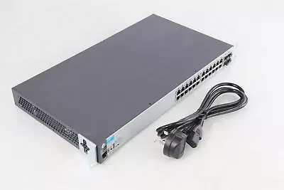 HP 2530-24G J9776A 24 Port Gigabit Network Switch With Rack Mount Ears • £99.98