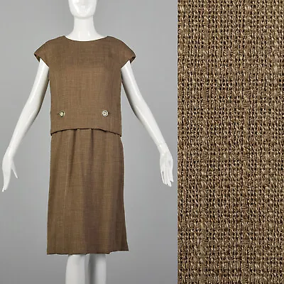 Medium Bill Blass For Maurice Rentner 1960s Dress Set Woven Vintage Two Piece • $378