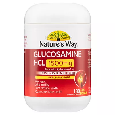 Nature's Way GLUCOSAMINE HCL1500mg 200s • $35.59