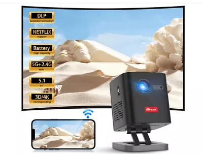 Wireless Mini Projector 1080P 3D LED WiFi Video Movie Home Theater Cinema HDMI • $99.99