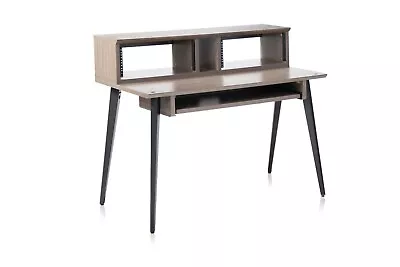 Gator Frameworks Elite Studio Desk; Rack Shelves Sliding Keyboard Tray - Grey • $599.99