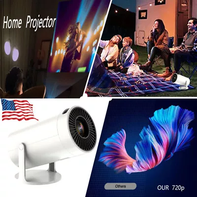 Mini Projector Smart HD LED WiFi Bluetooth 5.0 USB Android Office Home Theater  • $87.21